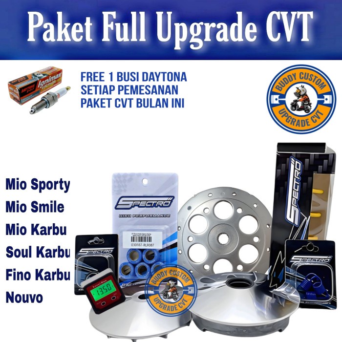 Paket Full Upgrade Cvt Mio Smile Mio Karbu Mio Soul - Paket Cvt Full Upgrade Mio Smile Karbu Mio
