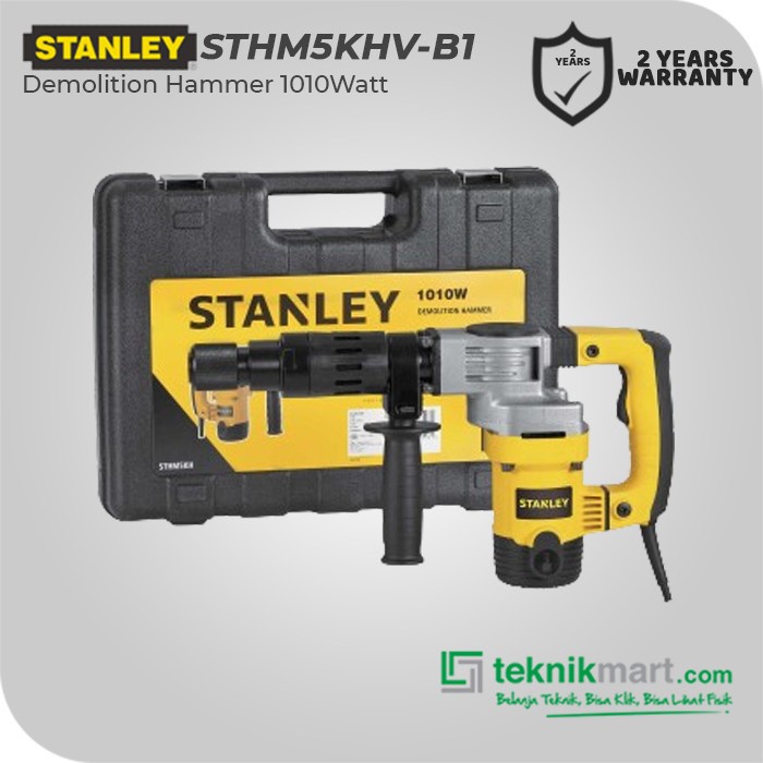 Stanley Demolition Hammer / Bor Bobok Beton 17Mm 1010Watt Sthm5Khv