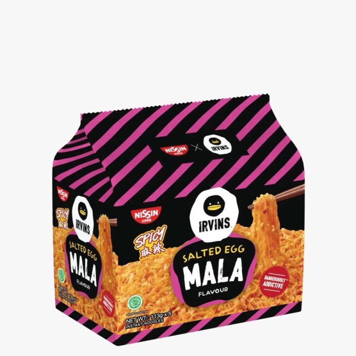 Wdo - Nissin X Irvins Mala Salted Egg Instant Noodle