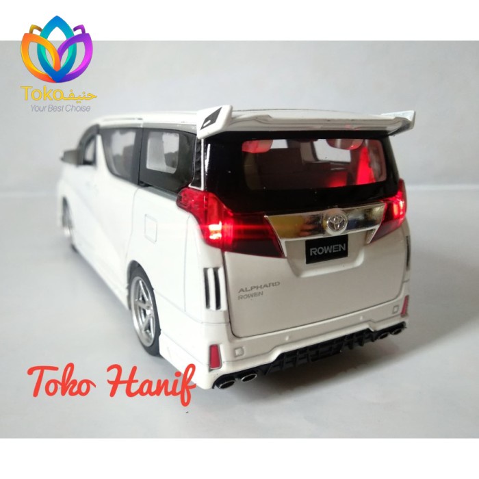 Diecast Miniatur Mobil Toyota Alphard Rowen Limited Edition Original