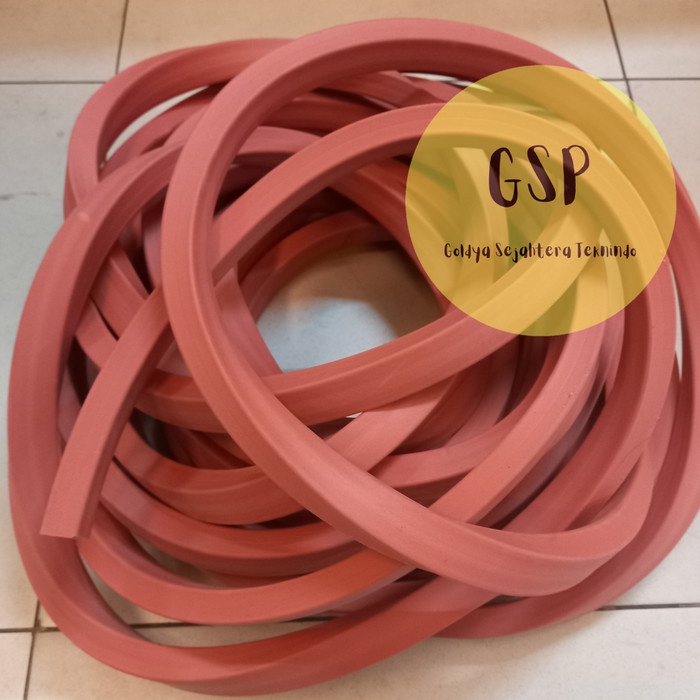 Sponge Silicone Cord 10mm x 10mm - Seal Karet Silicon (meteran)