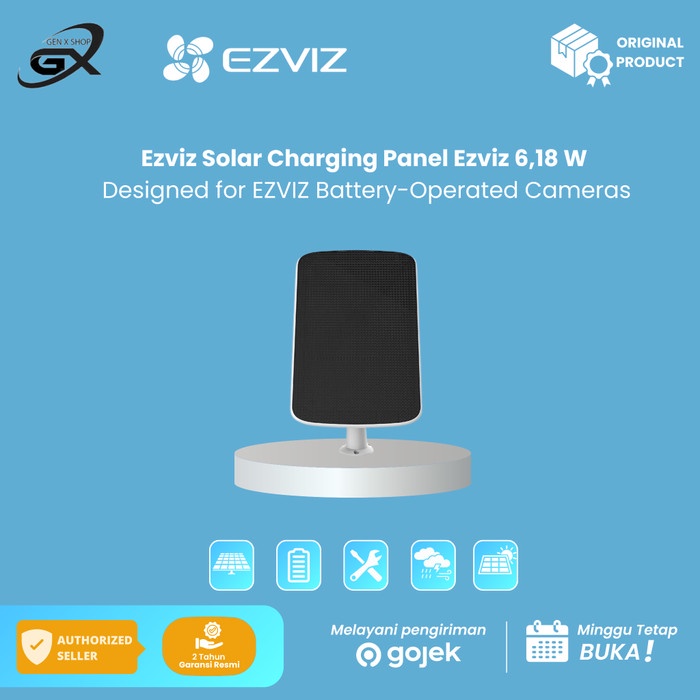 Solar Panel Ezviz Solar Charging Panel Ezviz 6,18 W