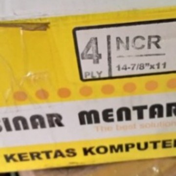 

Diskon Kertas Continuous Form Sinar Mentari 4 Ply 14 7/8 X 11" Ncr B4 Cod