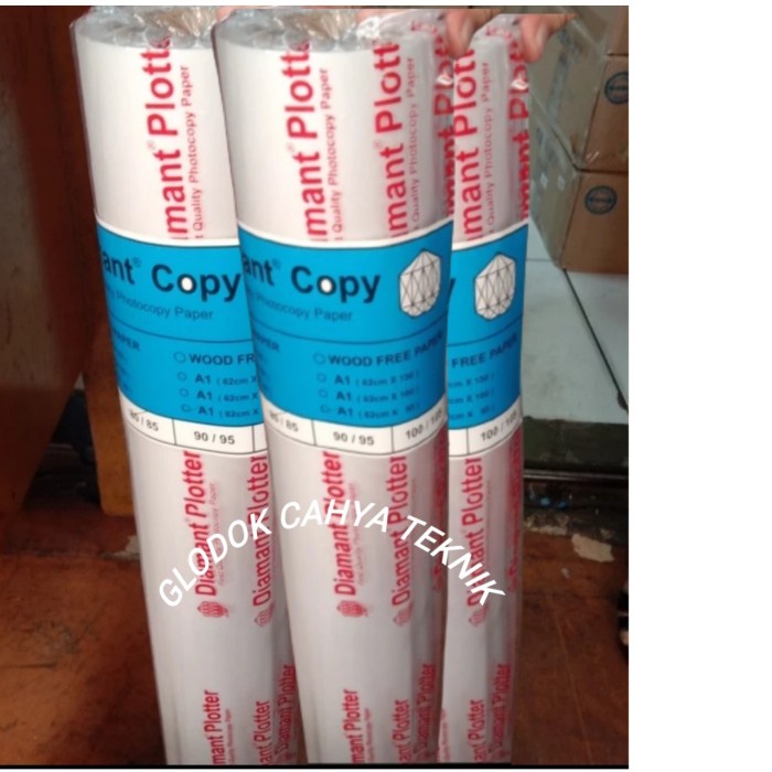 

Promo Diamant Plotter Kertas Kalkir 80Gsm-A1- 62Cm X 50 Meter Cod