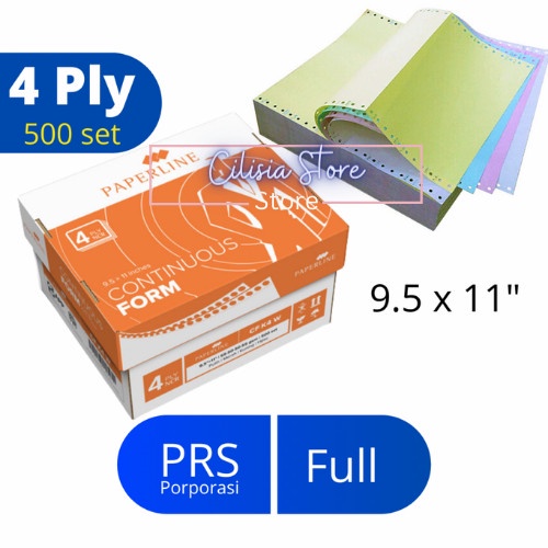 

Produk Viral Kertas Faktur 4 Ply Full Continous Form Paperline 9.5 X 11 Inch [Full] Packing Aman