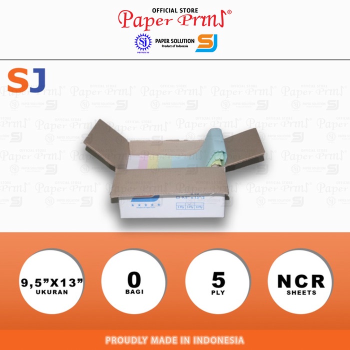 

Viral Sj Orange Kertas Continuous Form 5Ply Ncr Folio 9,5" X 13" Cod