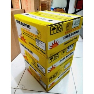 

Produk Terbaru 4 Ply Wartel Kertas Continuous Form Sinar Mentari 9 1/2X11" Cod