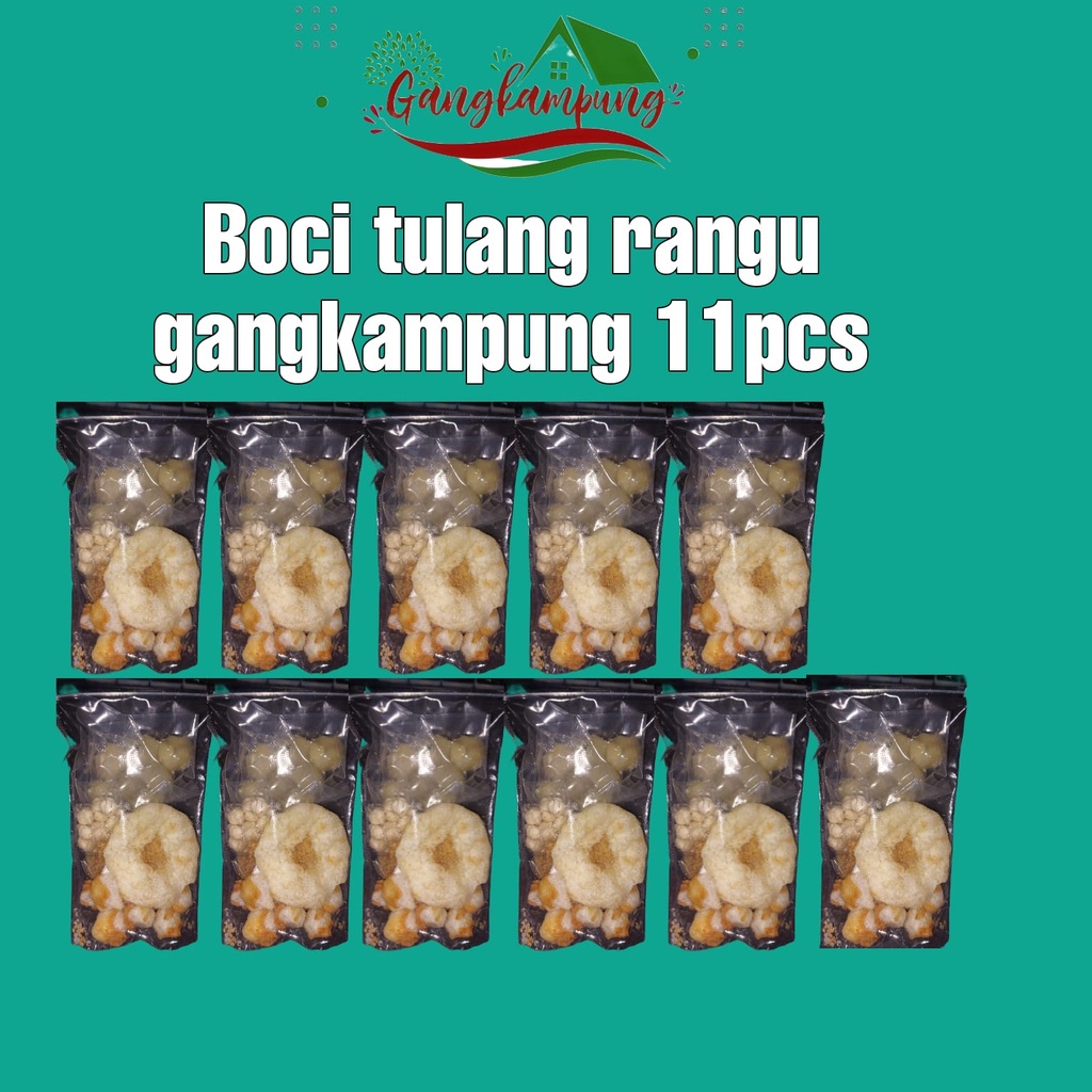 

Boci Tulang Rangu Gangkampung 11pcs