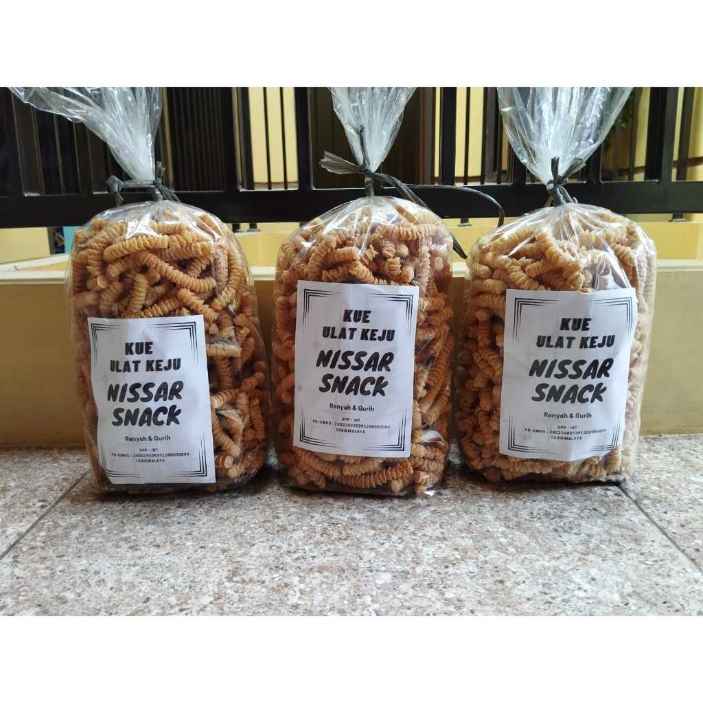 

Kue Kering Ulat Sutra Keju 1000 Gram