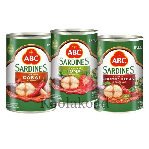 

SEMBAKO - ABC Sarden Saus Extra Pedas Cabai Tomat 425 gr