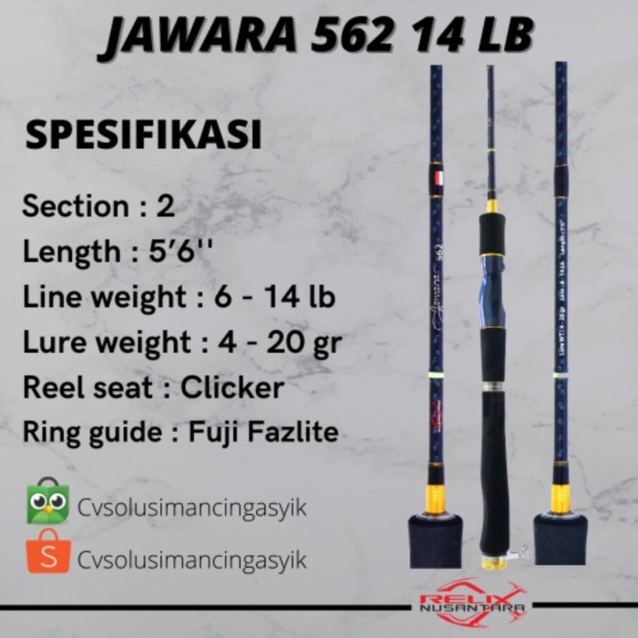 Joran Jawara 562 14lb Relix Nusantara