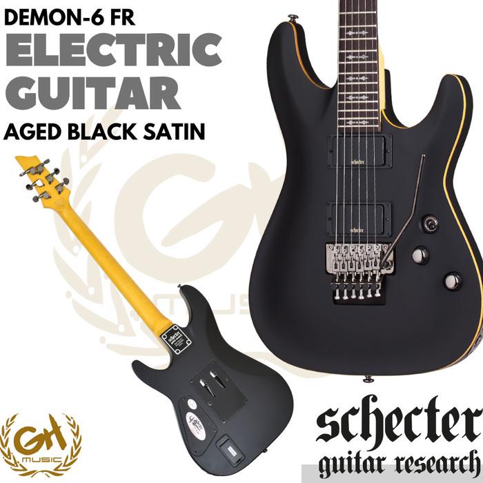 SCHECTER DEMON 6 FR ELECTRIC GUITAR - GITAR ELEKTRIK