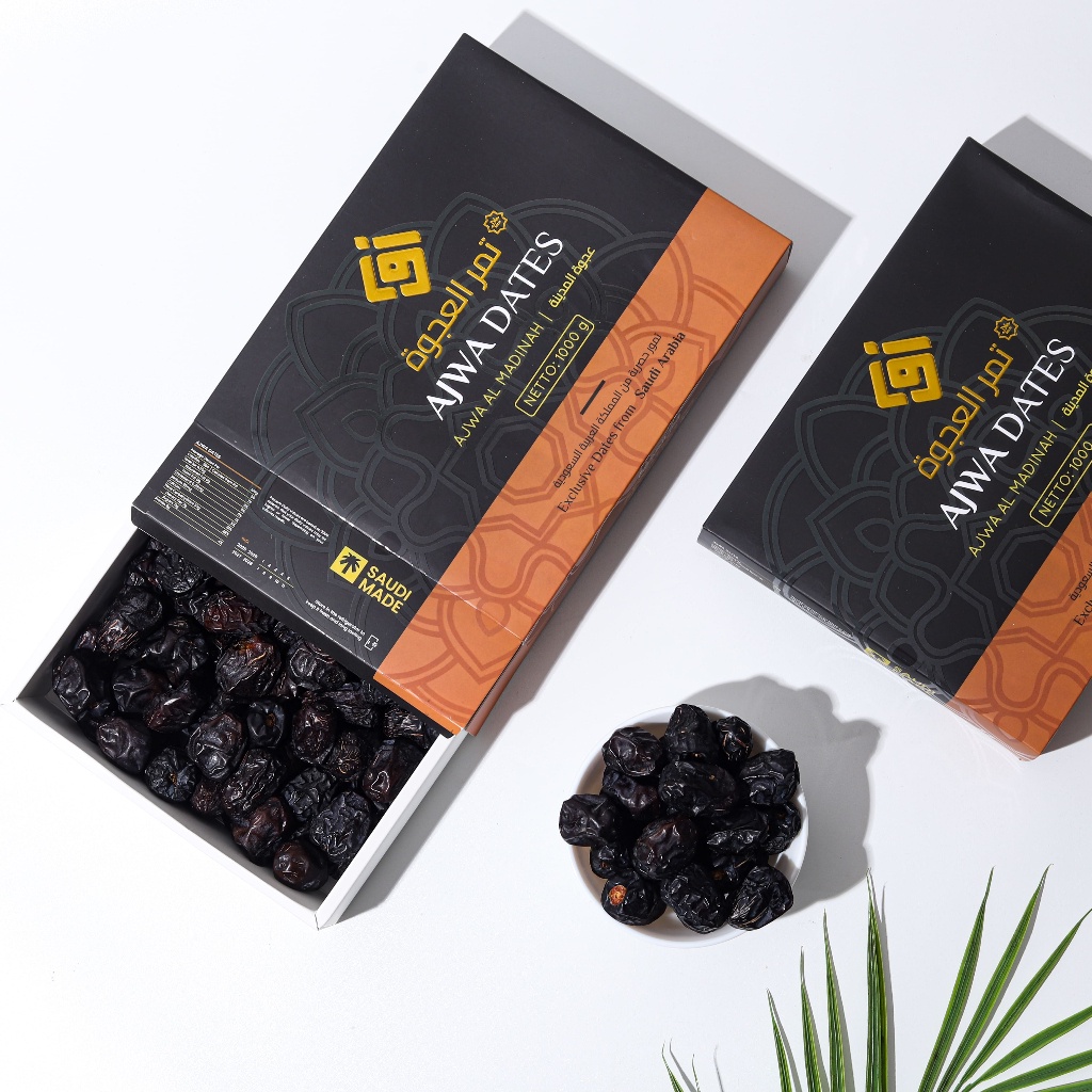 

Awaly Kurma Ajwa 1 Kg Premium Original Madinah Korma Nabi High Quality