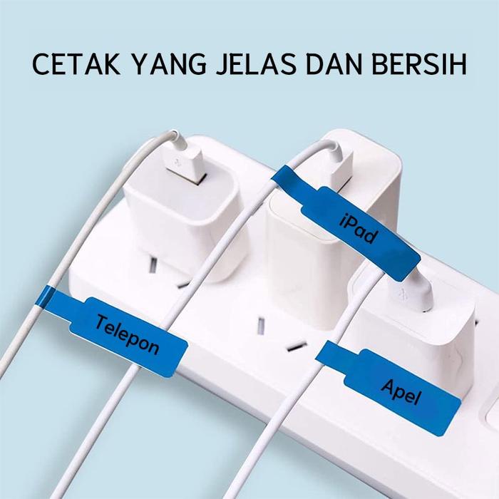 

Kertas Label Kabel untuk Mesin Label NIIMBOT D11/D110/D101/H1S, Label Pengelolaan Kabel Berkualitas