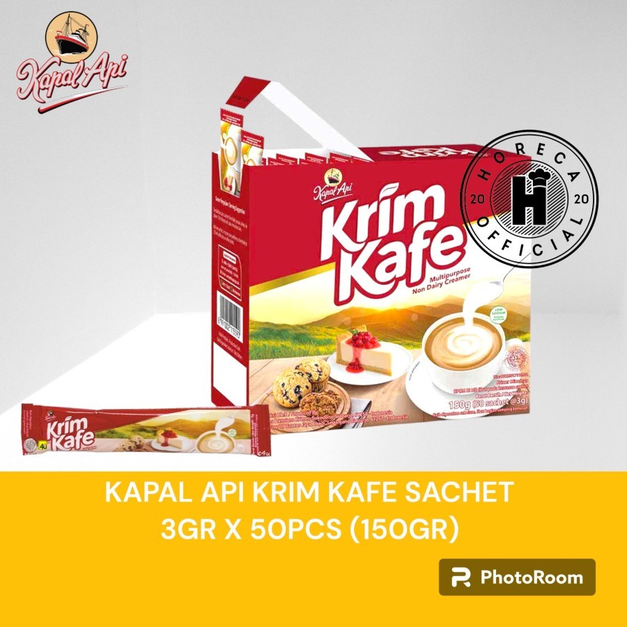 

CREAMER KRIM KAFE KAPAL API SACHET 3GRX50PCS(150G)