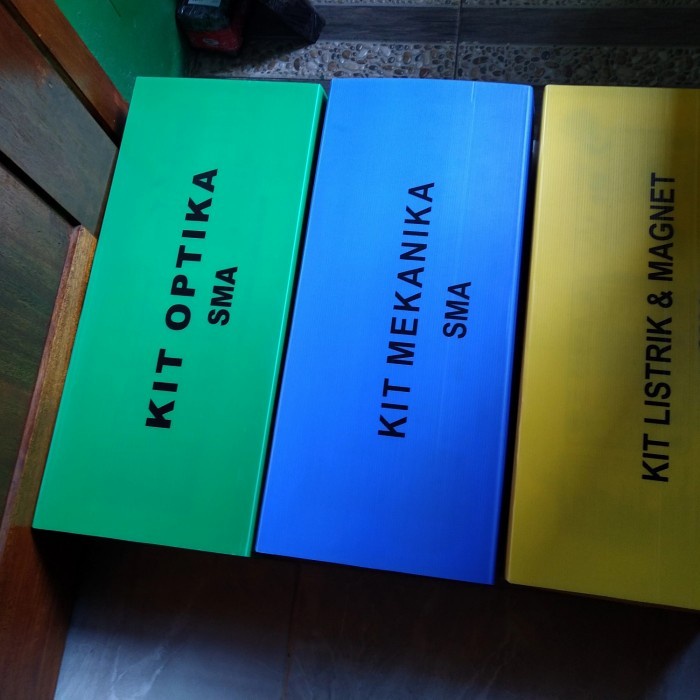 

HOT SALE! KIT FISIKA SMA SEPAKET 3 BOX, MEKANIKA, OPTIKA, LISTRIK- HEMAT SEPAKET