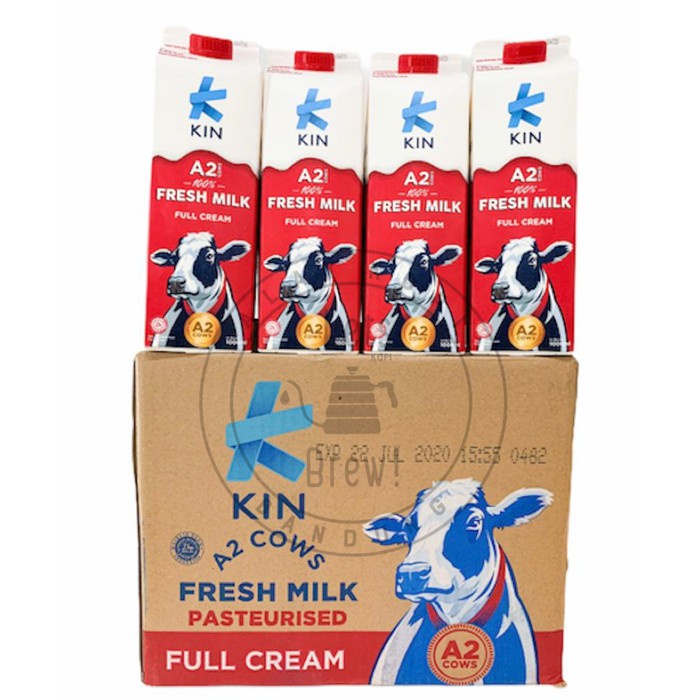 

FRESH MILK KIN 1000ML PLAIN (SEKARTON ISI 12PCS) HANYA BANDUNG AREA / SUSU PASTEURISASI