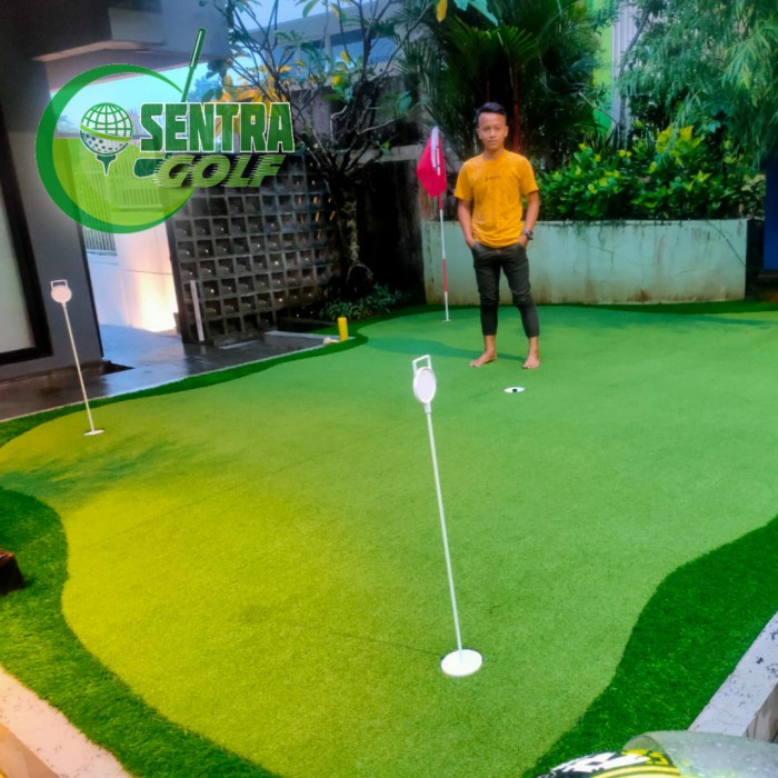 Hole Cup Golf - Tiang Golf Fiber - Hole Cup Set PGM