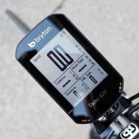 Speedometer sepeda GPS Bryton rider 420 unit only