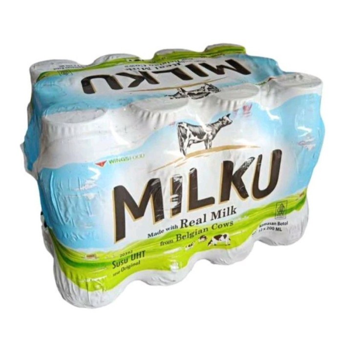 

[KARTON] MILKU Susu UHT Premium [200 mL x 12 pcs] 1 dus