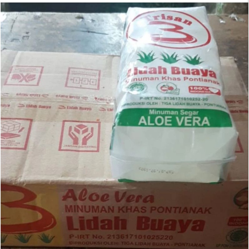 

Minuman Lidah Buaya Merk Trisan Rasa Lychee/Aloe Vera 1Pack isi 5pcs
