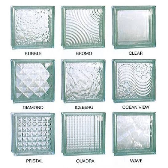 JJyoi- Mulia glass block blok kaca roster box quadra ocean diamond per pcs