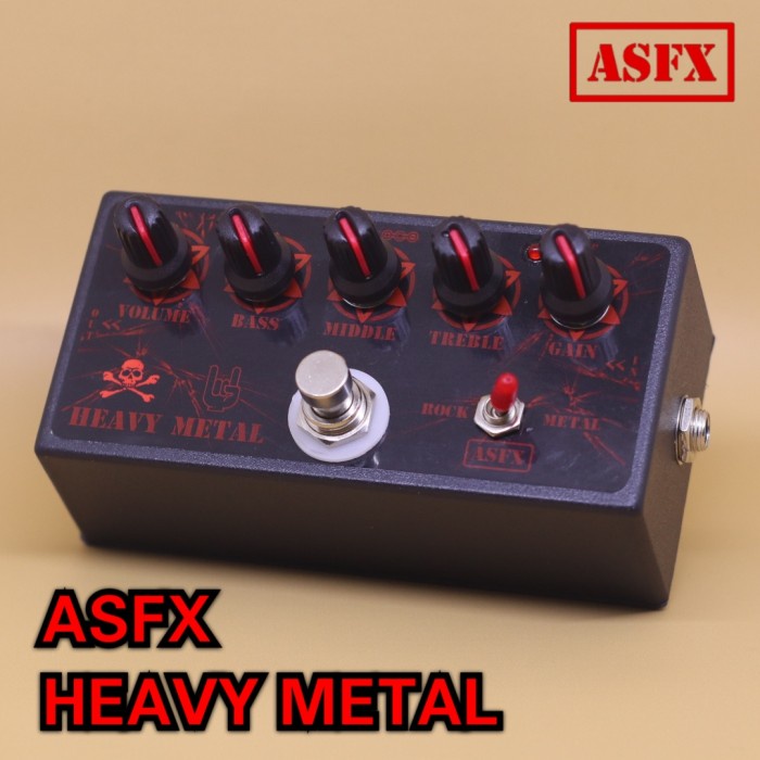 EFEK GITAR HEAVY METAL ASFX MURAH DISTORTION PEDAL METAL DISTORSI