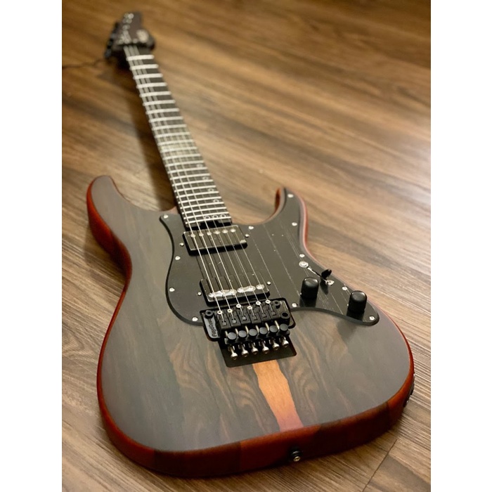 SCHECTER SUN VALLEY SUPER SHREDDER EXOTIC FR - NATURAL ZIRICOTE