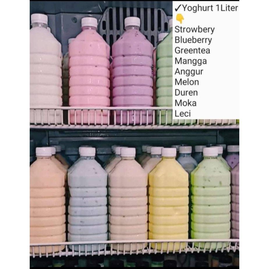 

YOGHURT VARIAN RASA ISI 1LITER