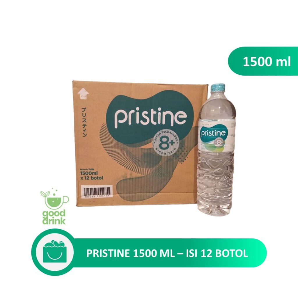 

Pristine Air Mineral Sehat 1 Dus Isi 12 Kemasan Botol 1500 ml