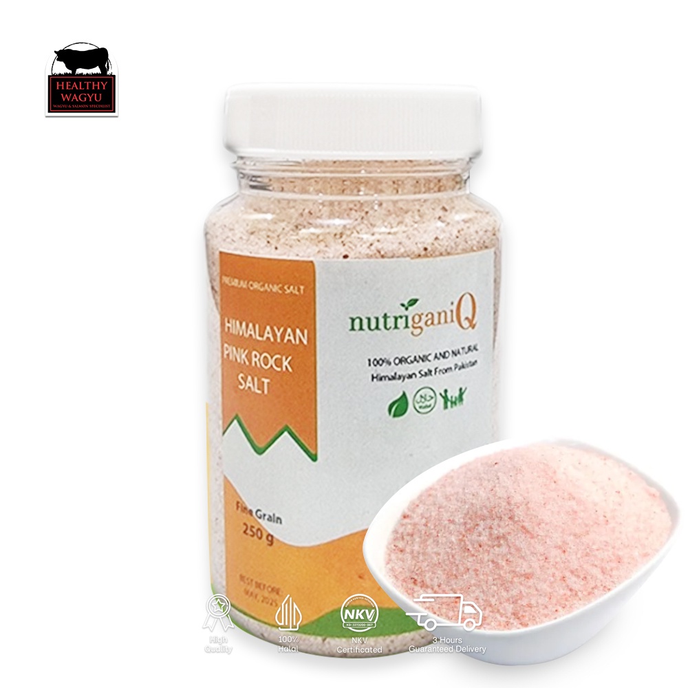 

Pure Himalayan Pink Salt Garam Organik 250gr Healthy Wagyu