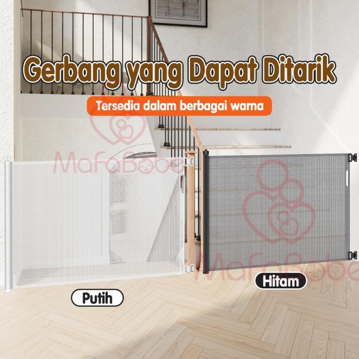Mafababe Baby Safety Gate Retractable Baby Gate Tangga Gate Baby Safety Gate Pagar Pembatas Baby