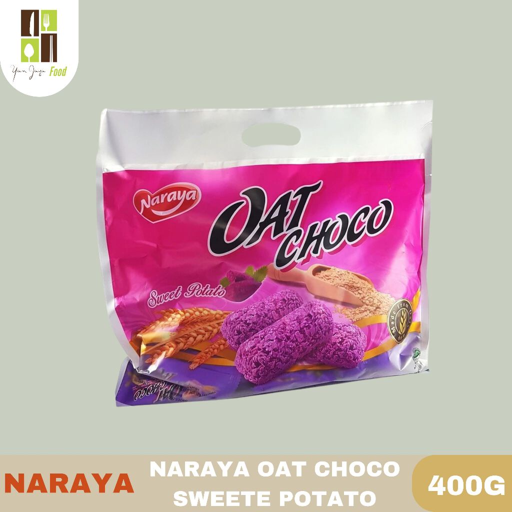

Naraya Oat Choco Snack 400 Gram Rasa Original / Coklat / Strawberry / Green Tea / Pandan / Sweet