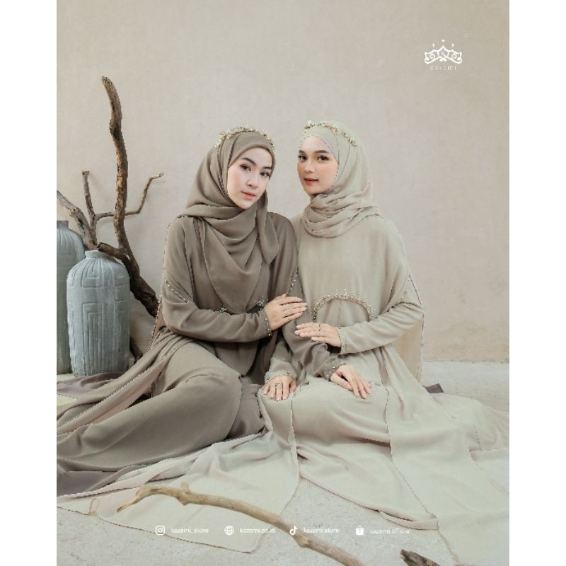 DISKON Gamis Simple dan Anggun // FREE HIJAB ORI KAZAMI - PO LUNA ABAYA KAZAMI STORE - DRESS GAMIS