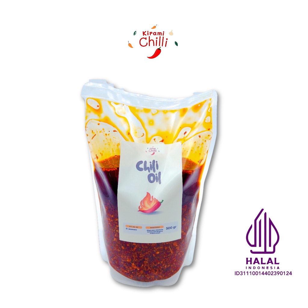 

BrontusID - KIRAMI Chili Oil Halal 500 gram - Original Kirami