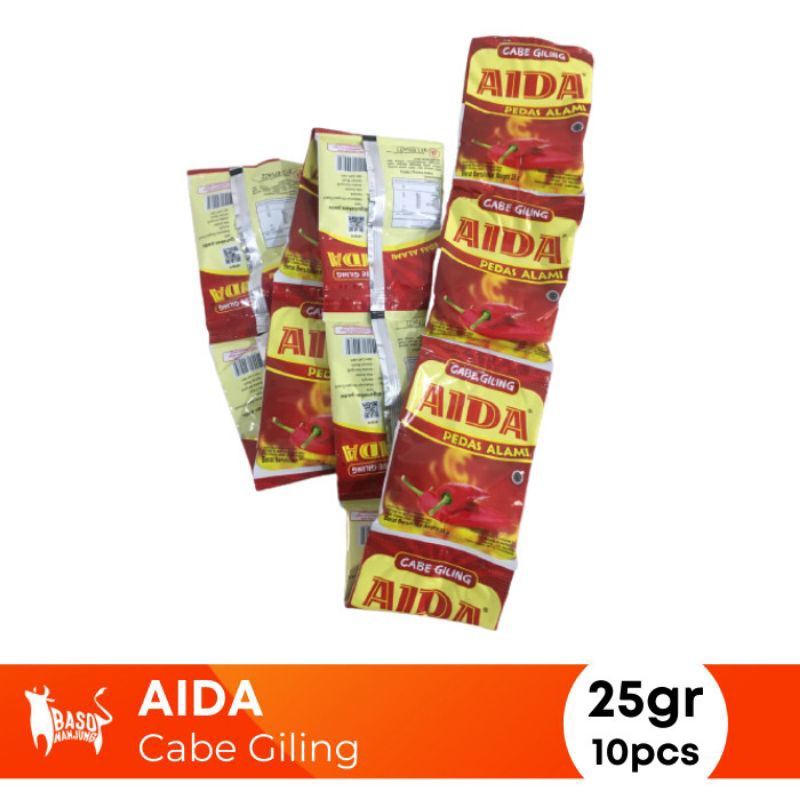 

Cabe Bubuk Aida 1 renceng isi 10 Shacet 25gr