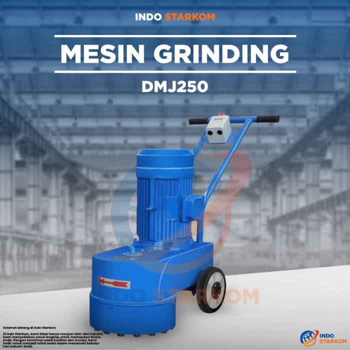 Mesin Grinding Lantai Semen Beton / Grinding Poles Lantai Beton DMJ250