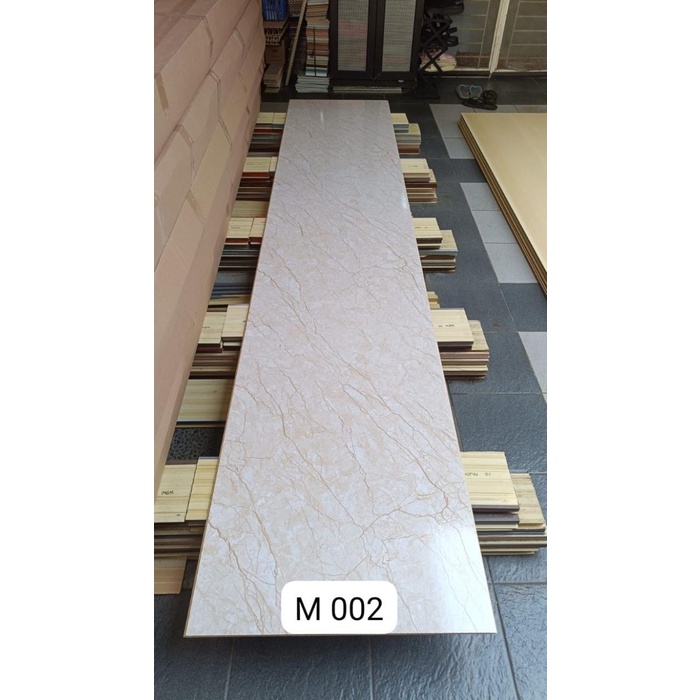 Wallboard PVC / Dinding PVC Motif Marmer Panjang 3 Meter Harga Per Lembar