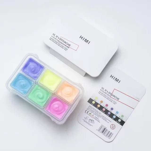 

Miya Himi Gouache Glow In The Dark 6Clr X 23Ml Good Quality