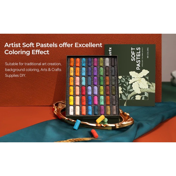 

Arrtx 48 Colors Soft Pastels Good Quality