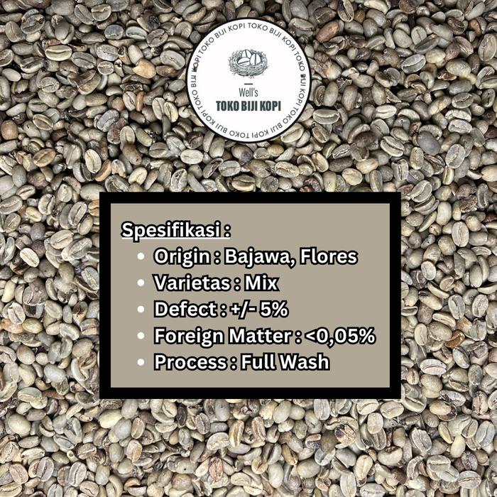 

Kopi Arabika Flores Bajawa Full Wash Grade 1 Komersial - 1 Kg - Espresso, Coffee Promo