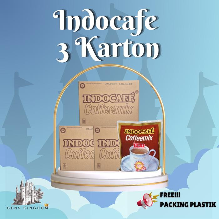 

[Genskingdom 01] - Kopi Indocafe Coffeemix 3 Karton Isi 15 Bag Terlaris