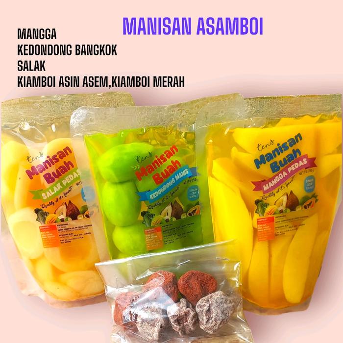 

SALE !!! MANISAN //ASINAN ASAMBOI// MANISAN KIAMBOI MANGGA SALAK KEDONDONG DAN KIAMBOY KIAMBOI