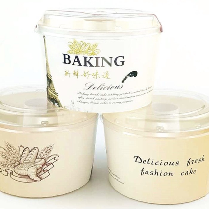 10pcs paper cup chiffon loyang chiffon kertas cup case chiffon tutup