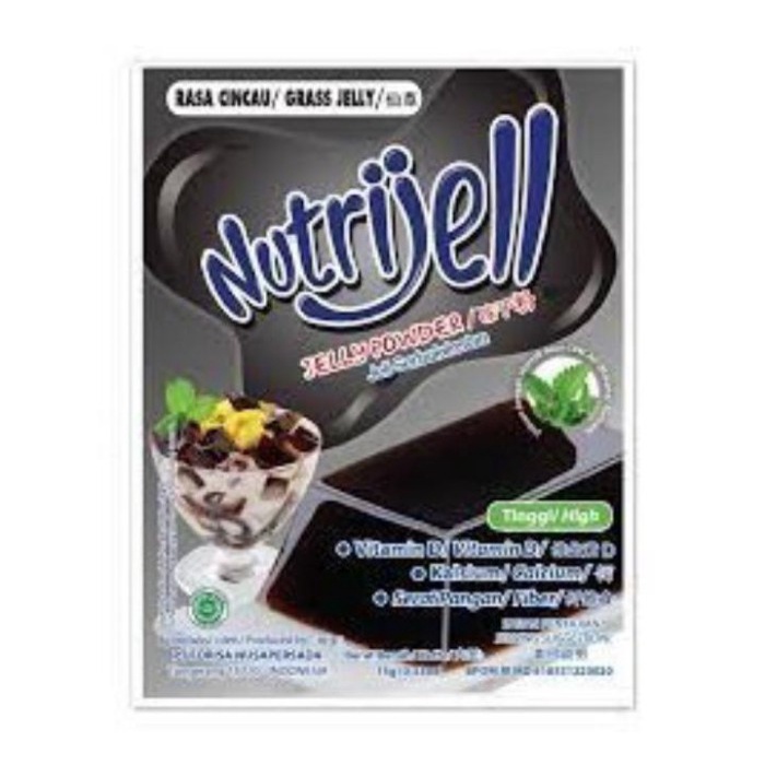 

Ready" Nutrijell Cincau 10Gr 1 Box Isi 12 Pcs