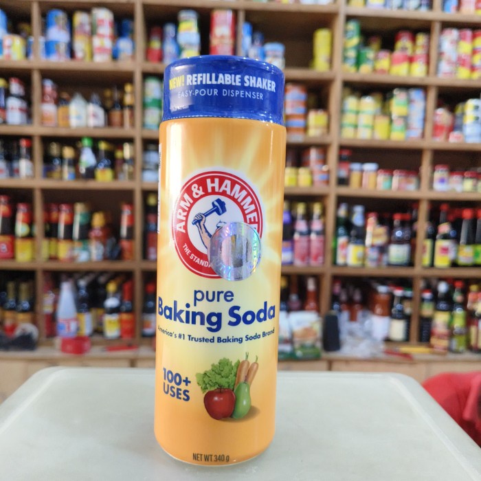 

Ready" Arm & Hammer Baking Soda/ Bahan Tambahan Pangan Pengembang Natrium Hidrogen Karbonat Shaker