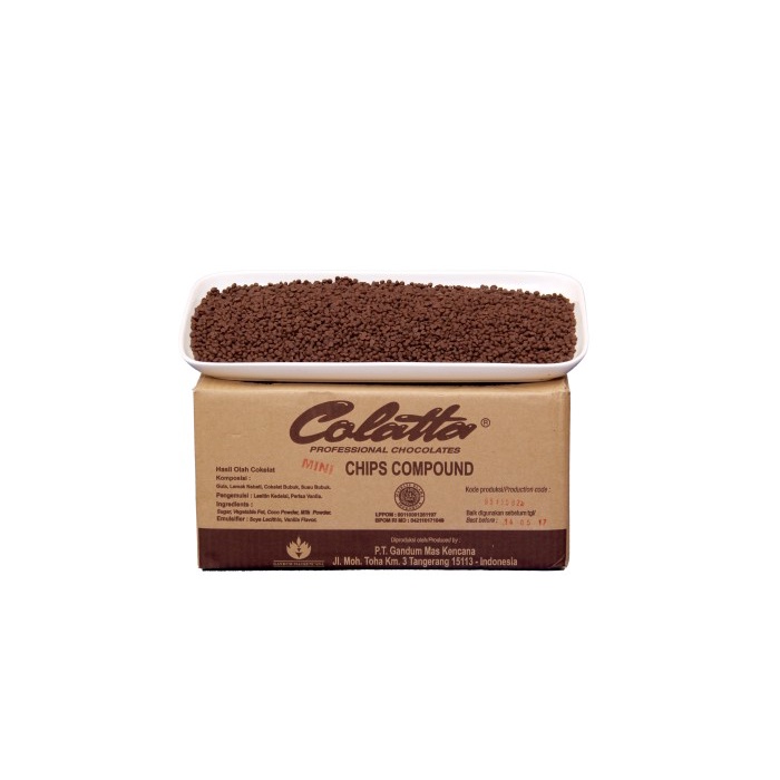 

Ready" Colatta Choco Chips Mini Repack 250G / 500G / 1Kg