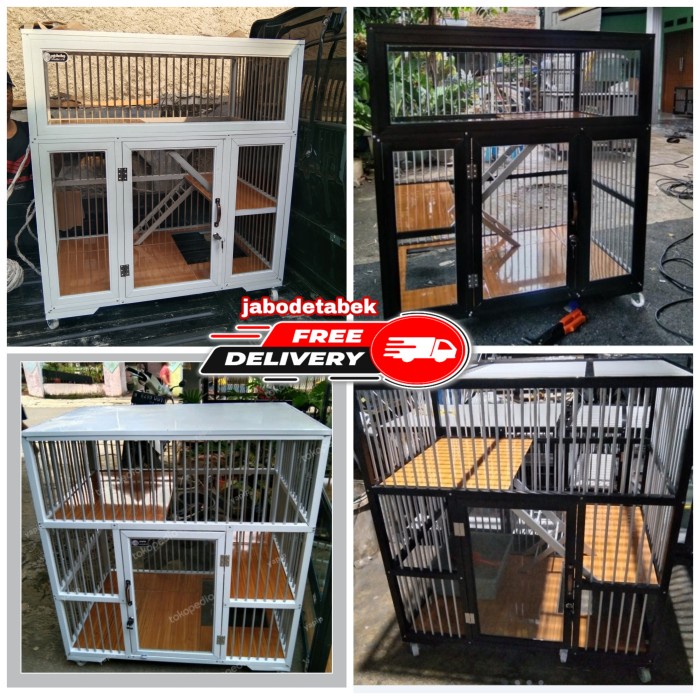 kandang kucing 2 tingkat