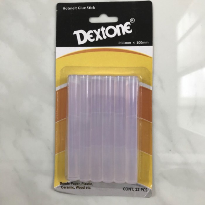 

Refill Glue Gun Besar DEXTONE Isi 12 Pcs x 10cm / Isi Ulang Lembak