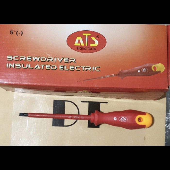 Obeng Elektrik ATS 5in (-) Obeng Listrik 5" Minus Electric Screwdriver